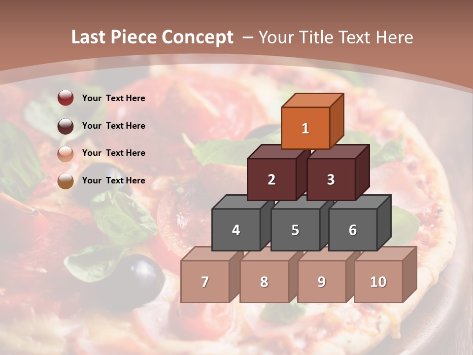 Italian Cuisine Baked Salami PowerPoint Template
