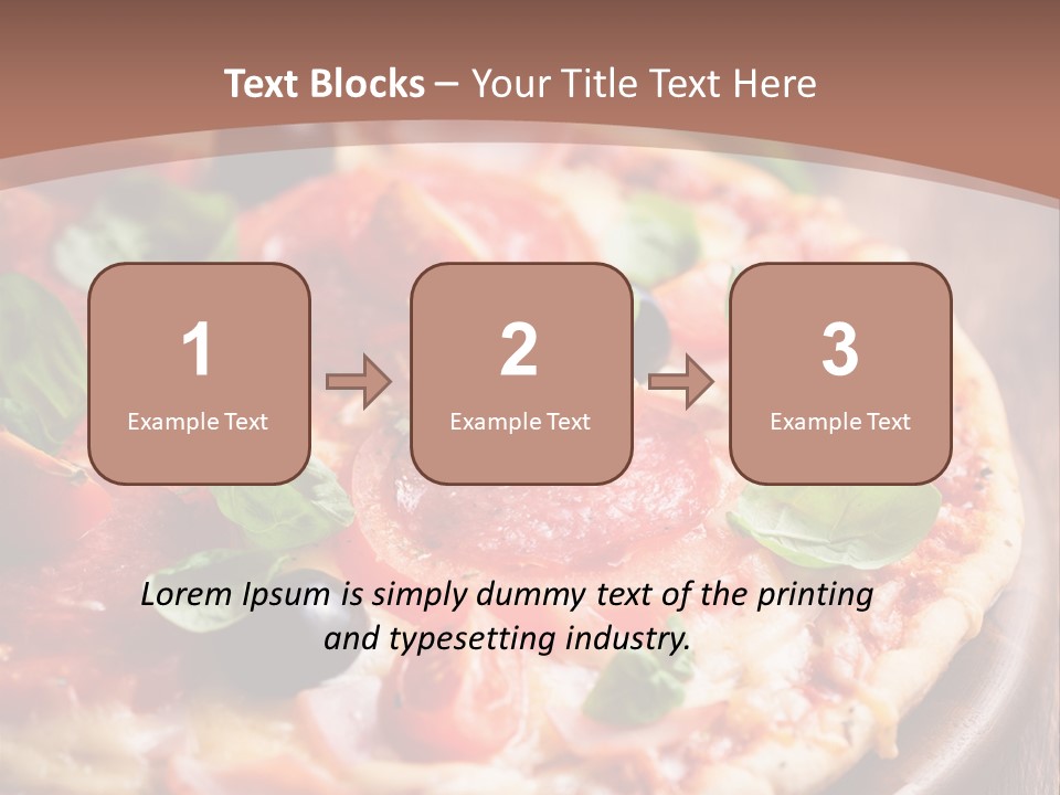 Italian Cuisine Baked Salami PowerPoint Template