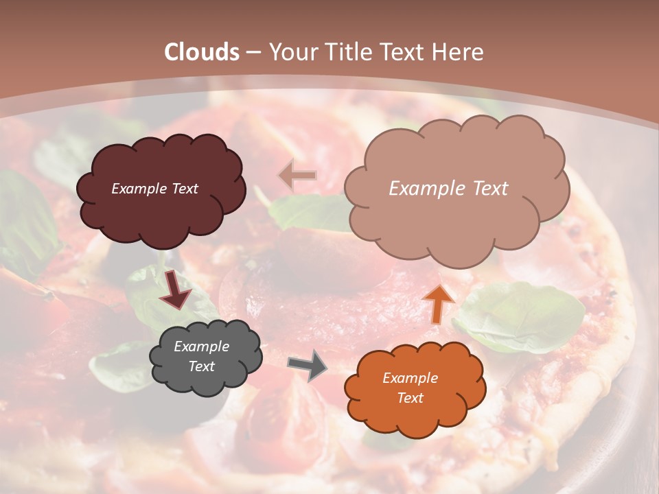 Italian Cuisine Baked Salami PowerPoint Template
