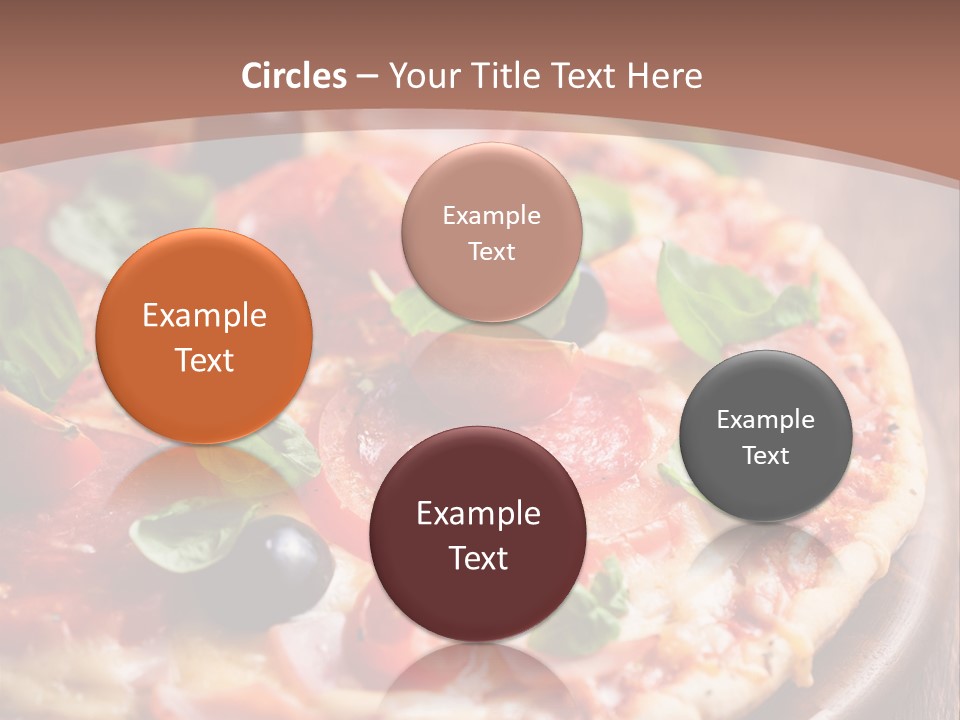 Italian Cuisine Baked Salami PowerPoint Template