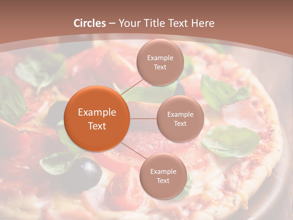 Italian Cuisine Baked Salami PowerPoint Template