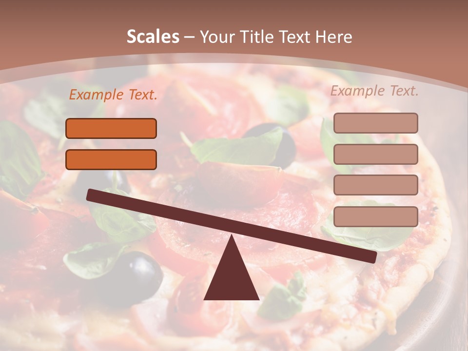 Italian Cuisine Baked Salami PowerPoint Template