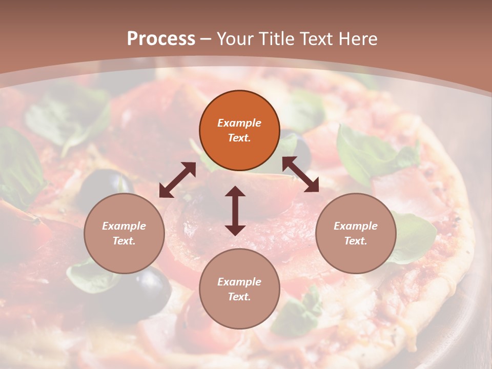 Italian Cuisine Baked Salami PowerPoint Template