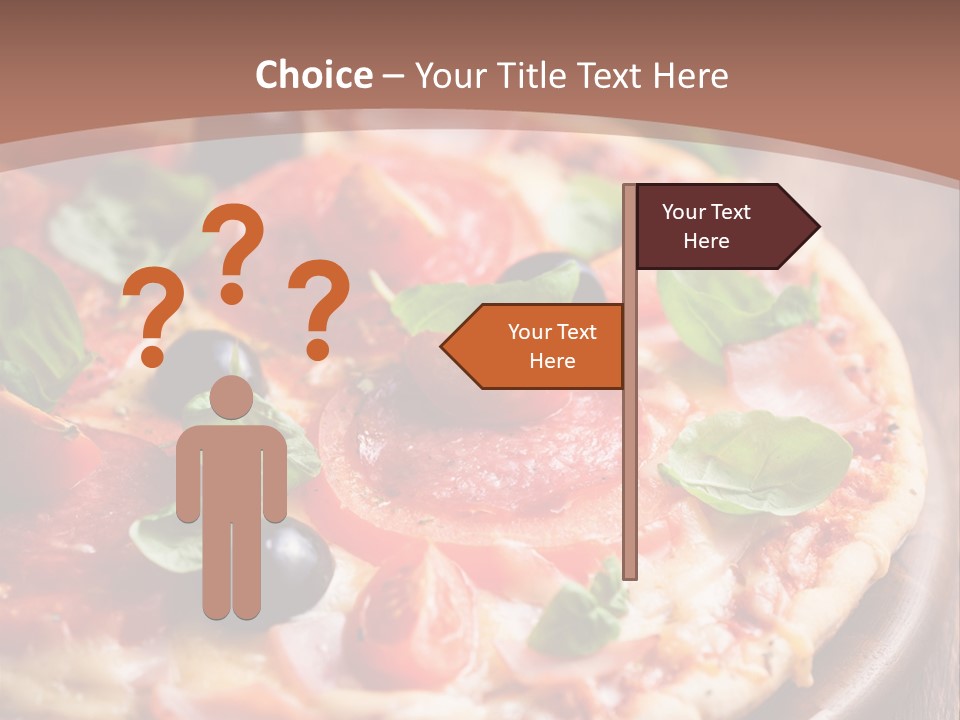 Italian Cuisine Baked Salami PowerPoint Template