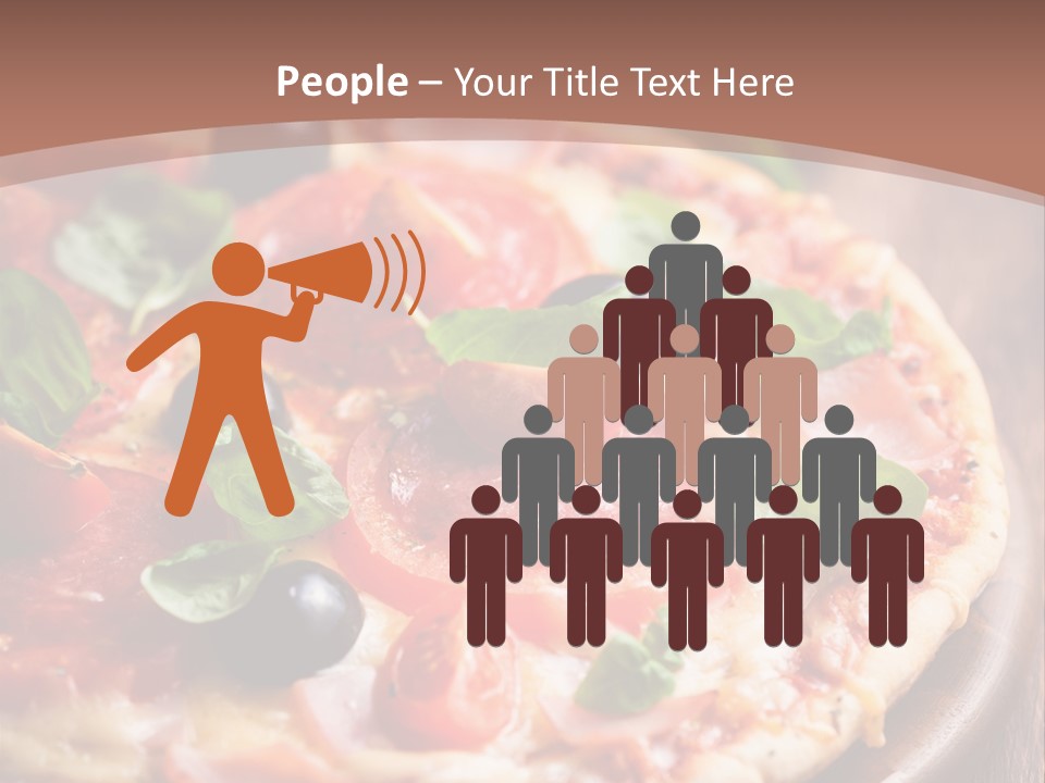 Italian Cuisine Baked Salami PowerPoint Template