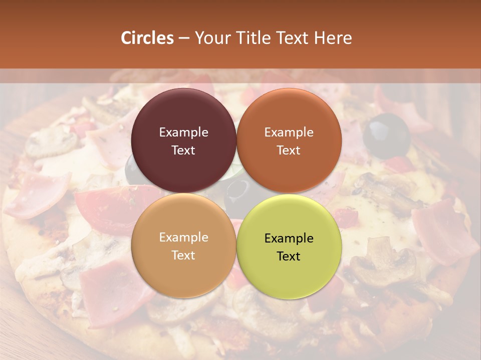 Tomatoes Close Up Chopping Board PowerPoint Template