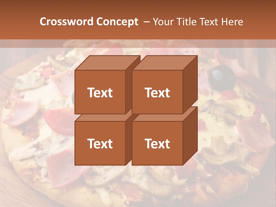 Tomatoes Close Up Chopping Board PowerPoint Template