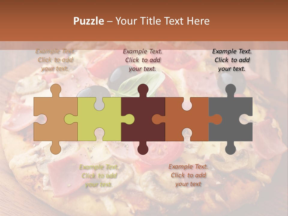 Tomatoes Close Up Chopping Board PowerPoint Template