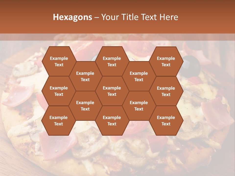 Tomatoes Close Up Chopping Board PowerPoint Template