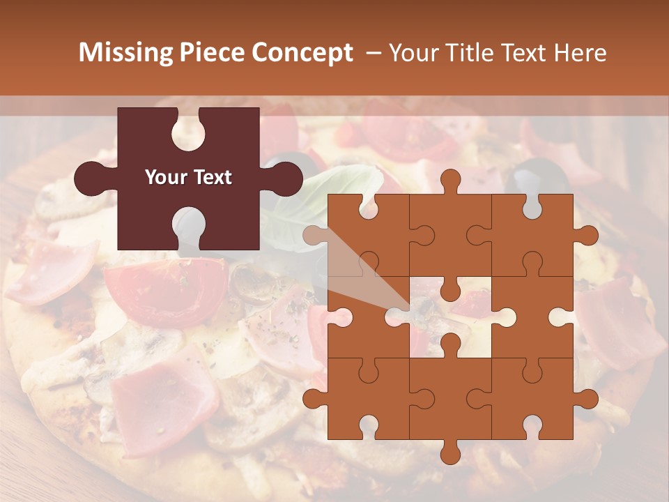 Tomatoes Close Up Chopping Board PowerPoint Template