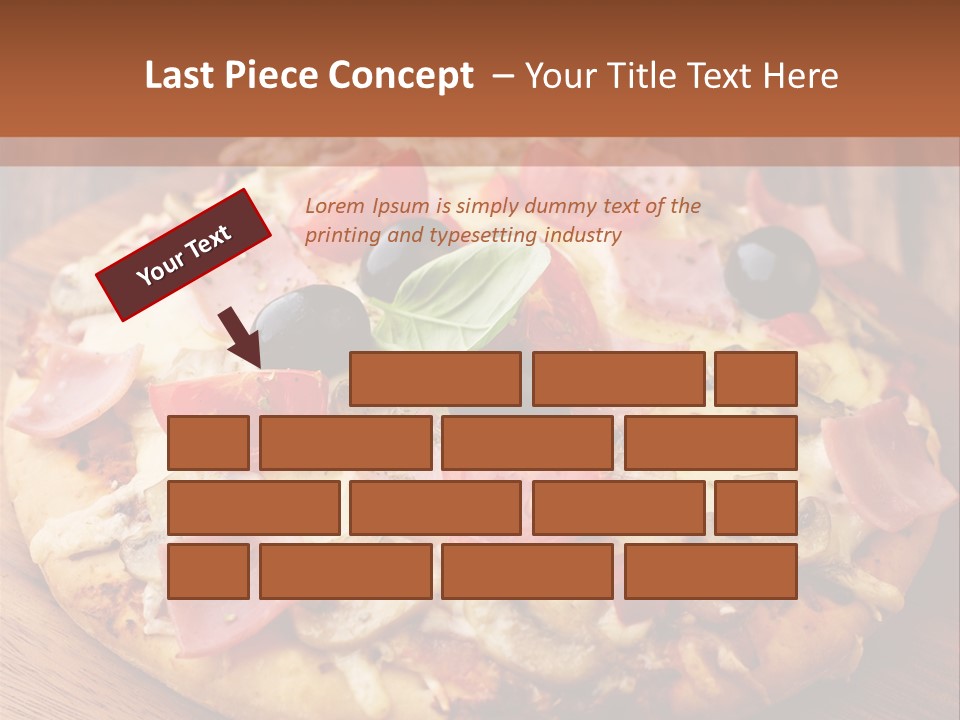 Tomatoes Close Up Chopping Board PowerPoint Template
