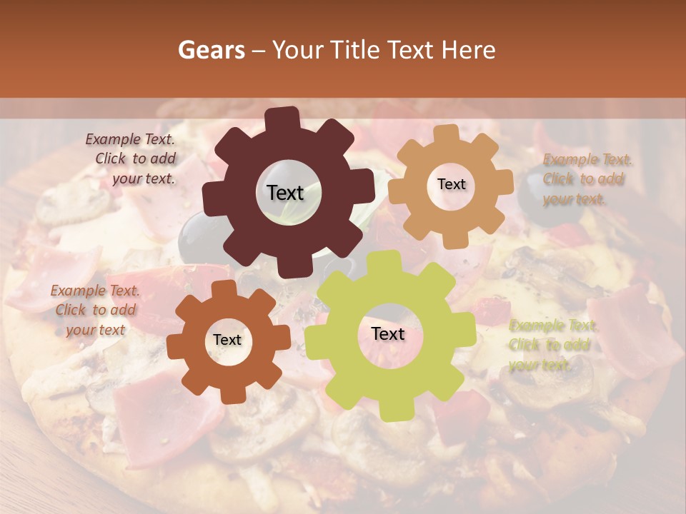 Tomatoes Close Up Chopping Board PowerPoint Template