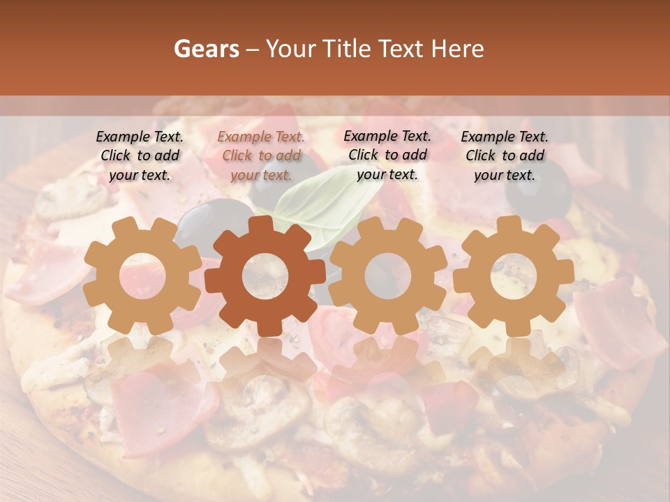 Tomatoes Close Up Chopping Board PowerPoint Template