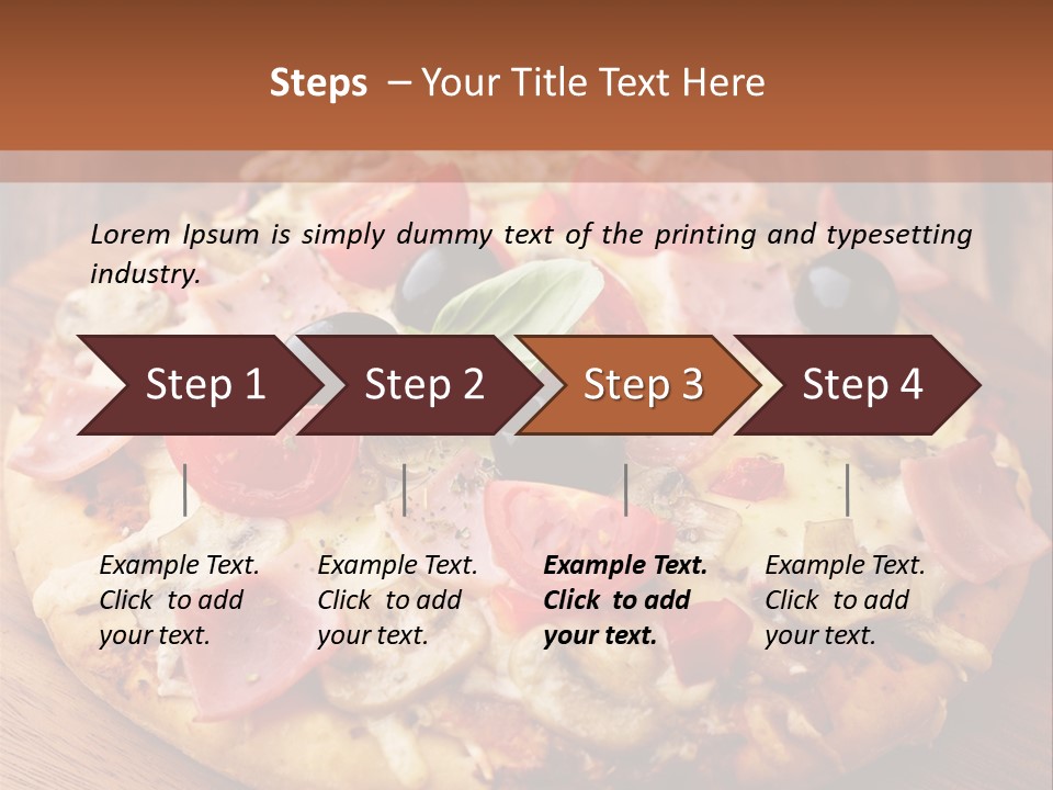 Tomatoes Close Up Chopping Board PowerPoint Template