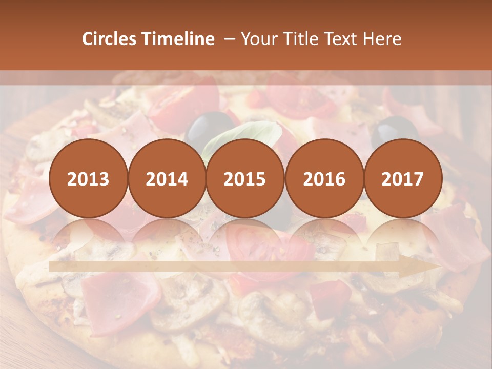 Tomatoes Close Up Chopping Board PowerPoint Template