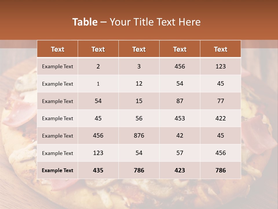 Tomatoes Close Up Chopping Board PowerPoint Template
