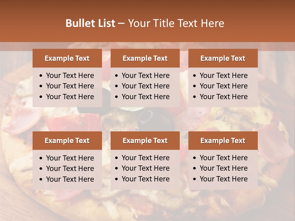 Tomatoes Close Up Chopping Board PowerPoint Template