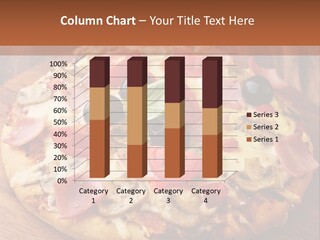 Tomatoes Close Up Chopping Board PowerPoint Template