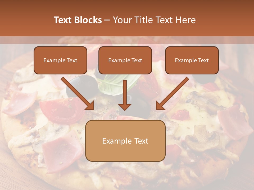 Tomatoes Close Up Chopping Board PowerPoint Template