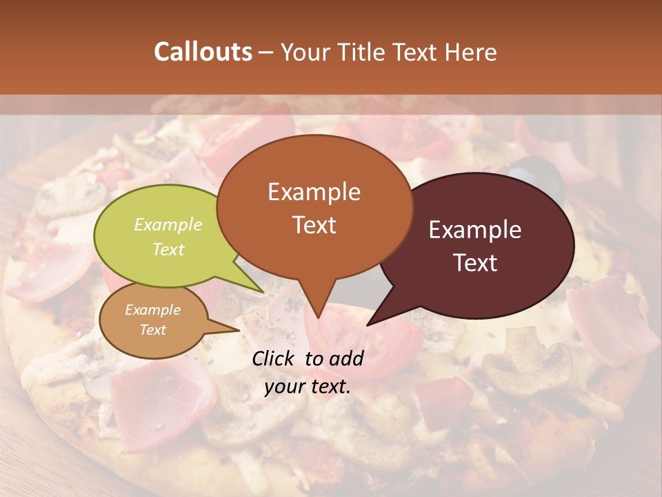Tomatoes Close Up Chopping Board PowerPoint Template