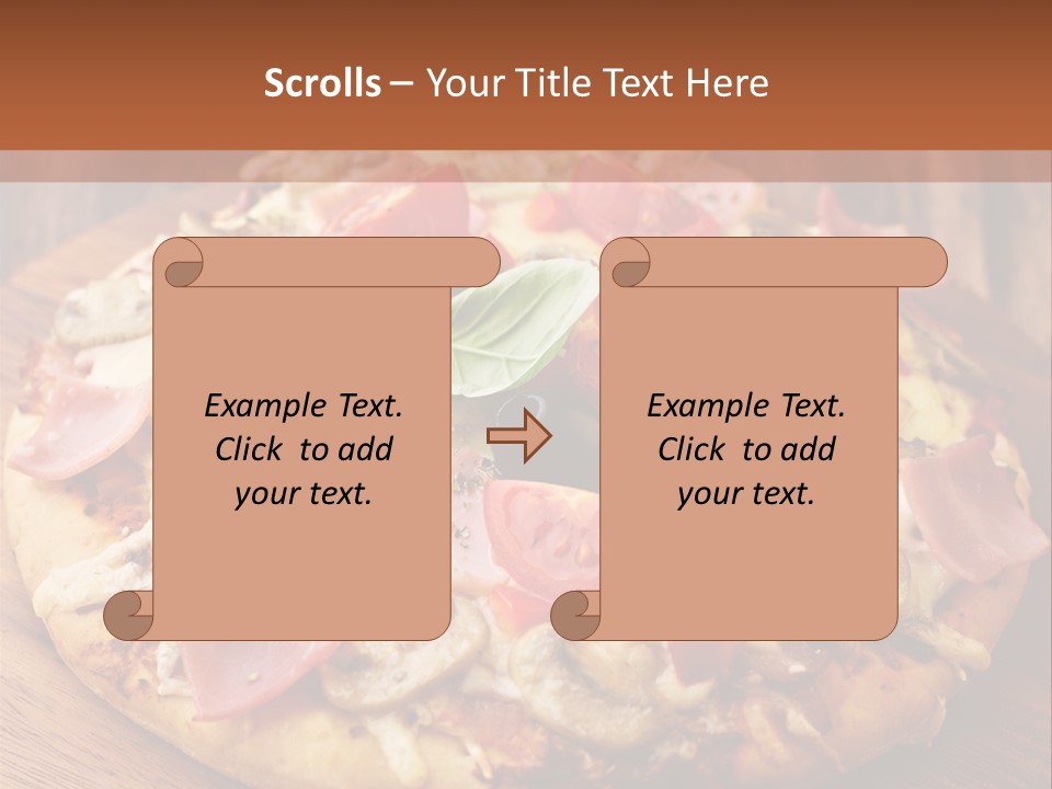 Tomatoes Close Up Chopping Board PowerPoint Template