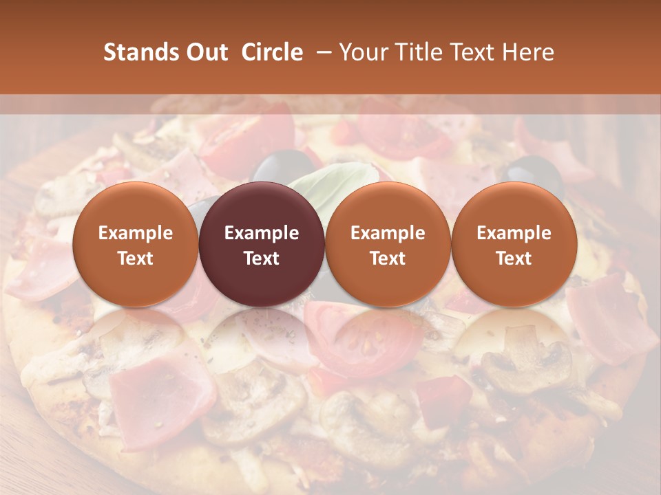 Tomatoes Close Up Chopping Board PowerPoint Template