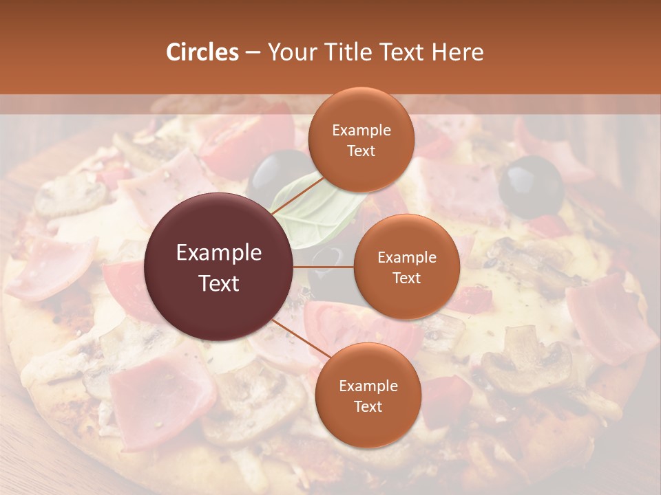 Tomatoes Close Up Chopping Board PowerPoint Template