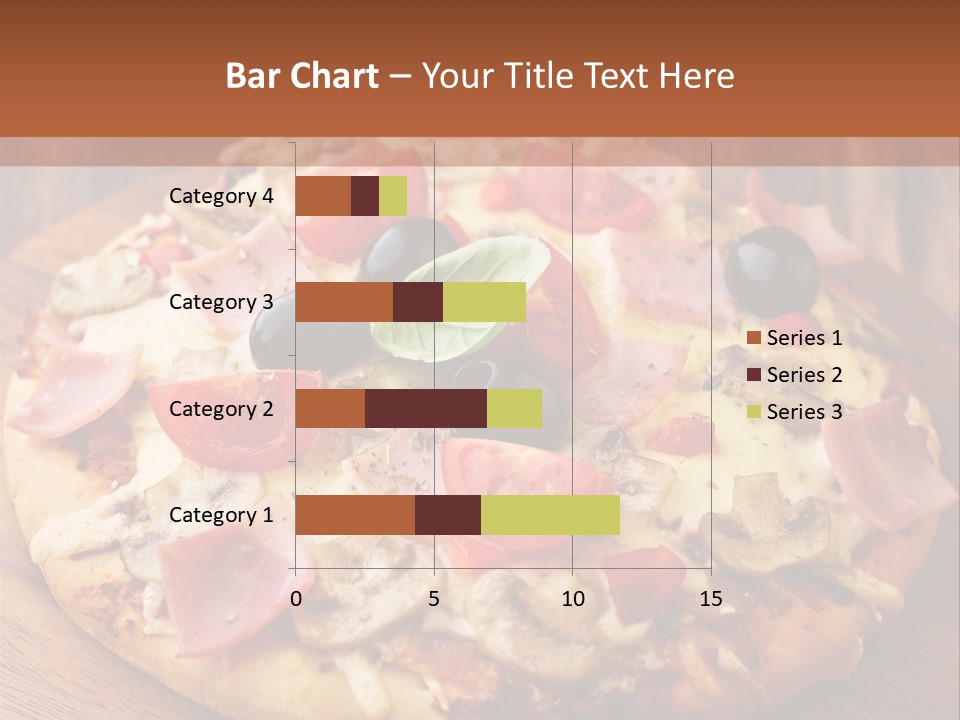 Tomatoes Close Up Chopping Board PowerPoint Template