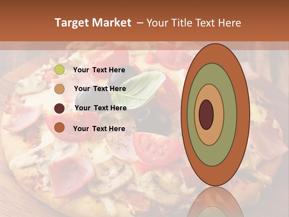 Tomatoes Close Up Chopping Board PowerPoint Template