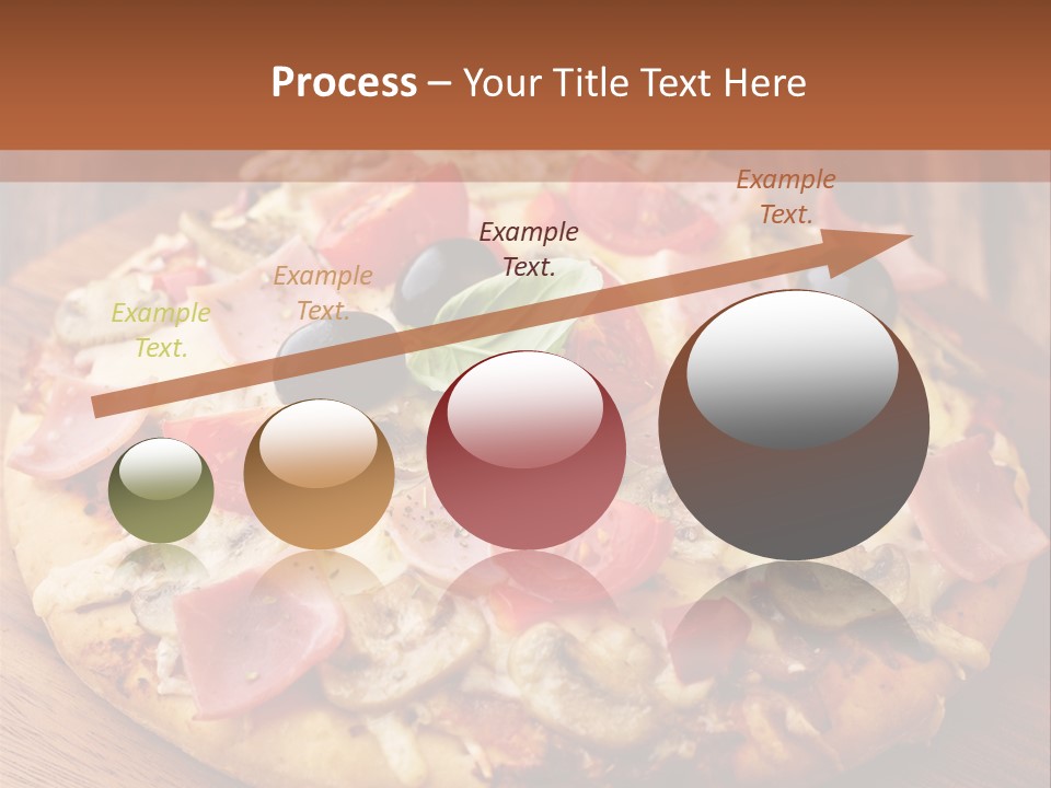 Tomatoes Close Up Chopping Board PowerPoint Template