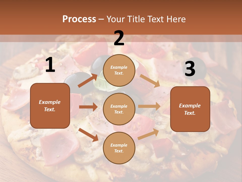 Tomatoes Close Up Chopping Board PowerPoint Template