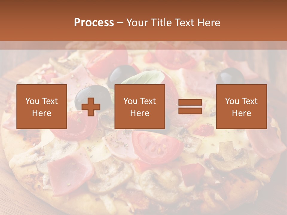 Tomatoes Close Up Chopping Board PowerPoint Template