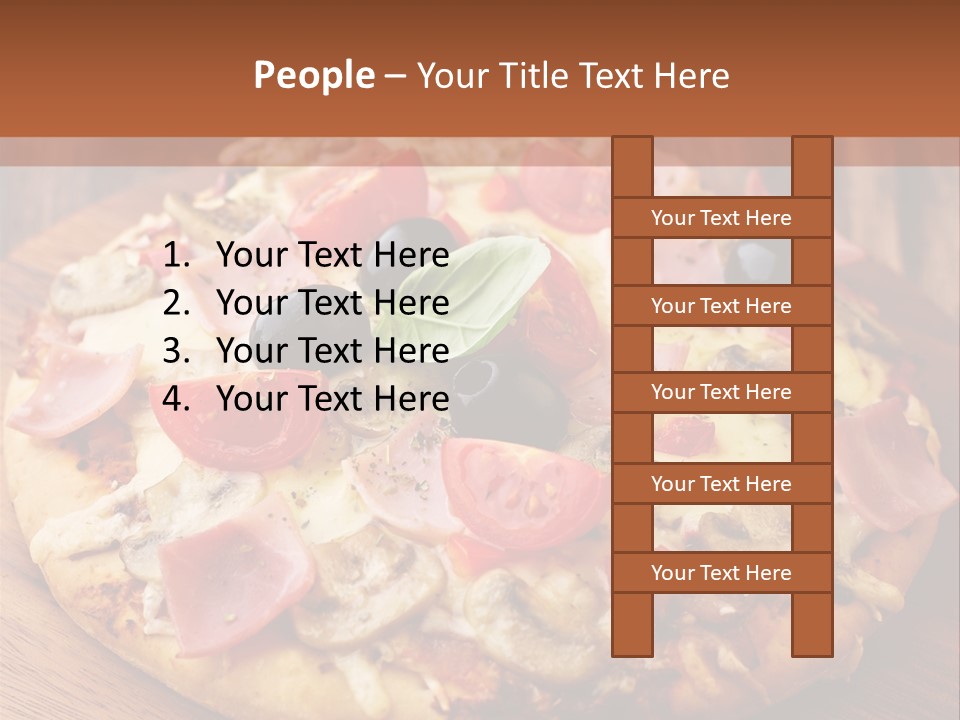 Tomatoes Close Up Chopping Board PowerPoint Template