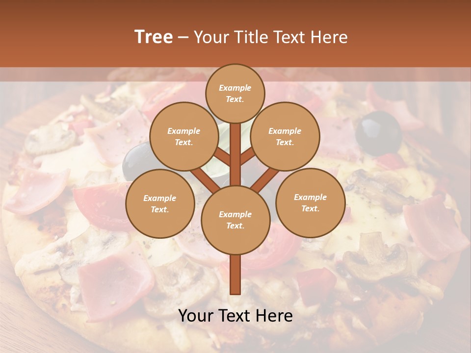 Tomatoes Close Up Chopping Board PowerPoint Template
