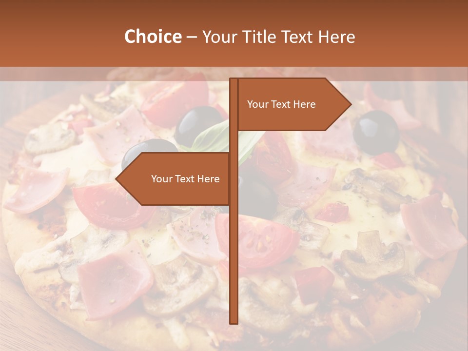 Tomatoes Close Up Chopping Board PowerPoint Template
