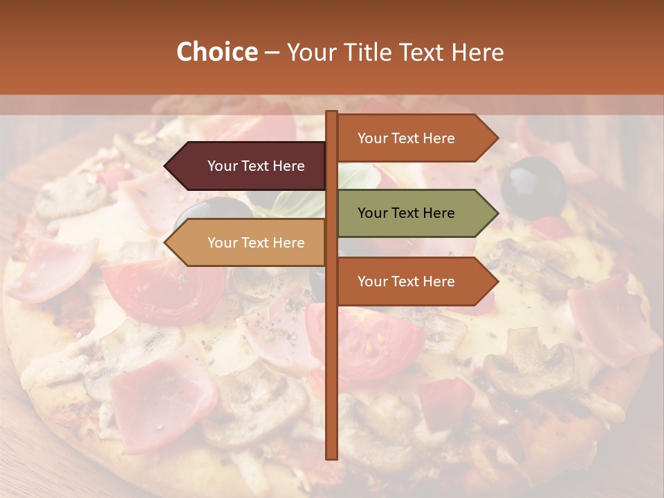 Tomatoes Close Up Chopping Board PowerPoint Template