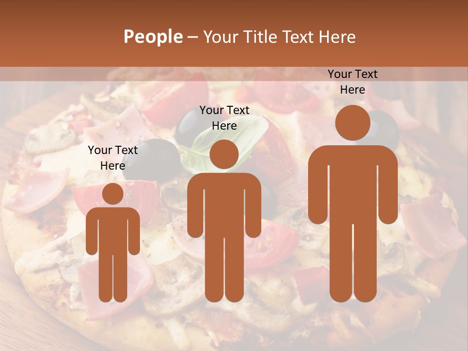 Tomatoes Close Up Chopping Board PowerPoint Template