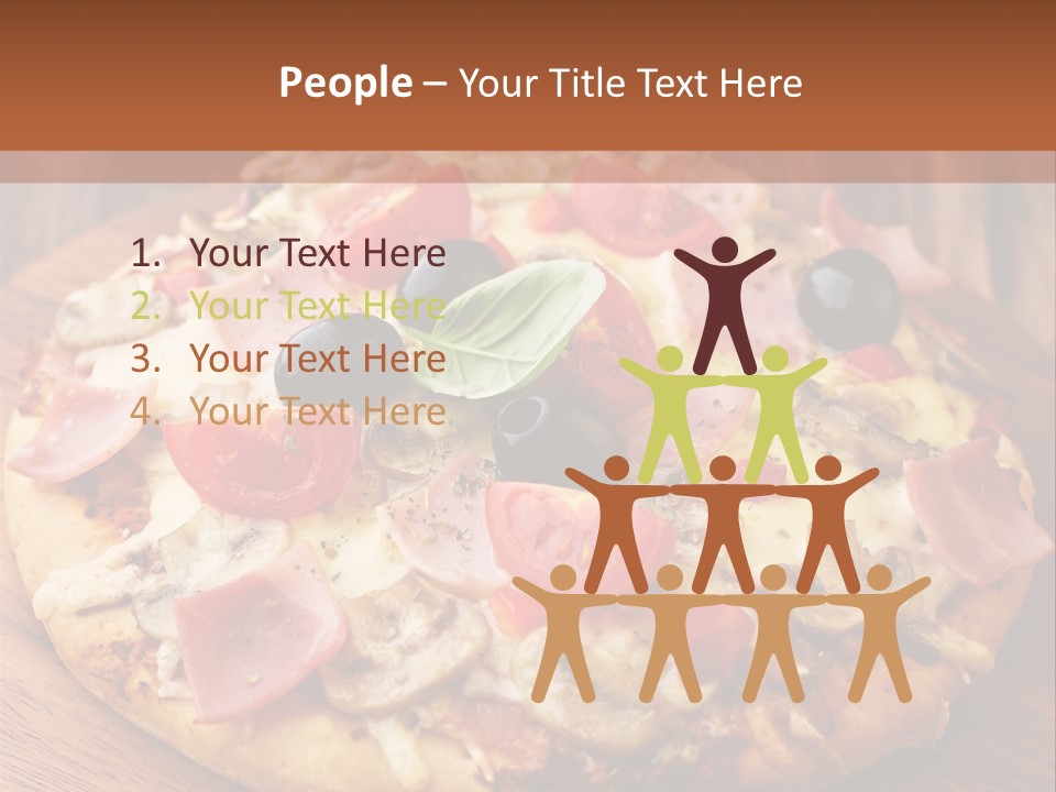 Tomatoes Close Up Chopping Board PowerPoint Template