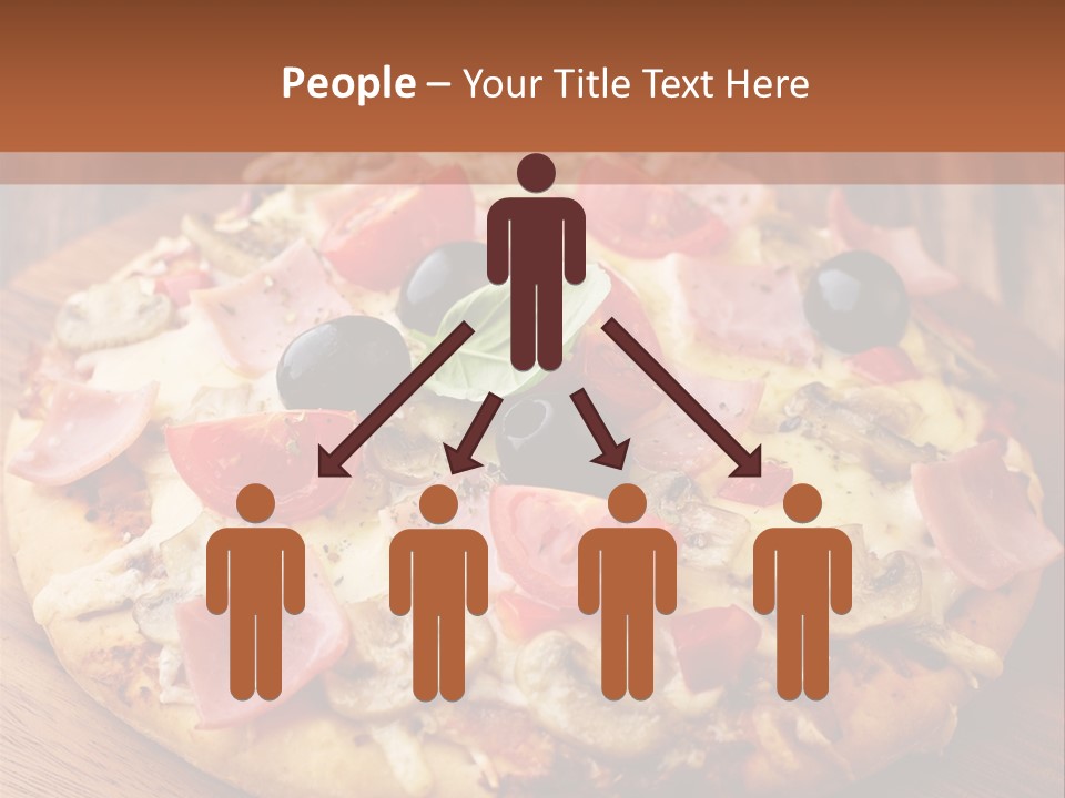 Tomatoes Close Up Chopping Board PowerPoint Template