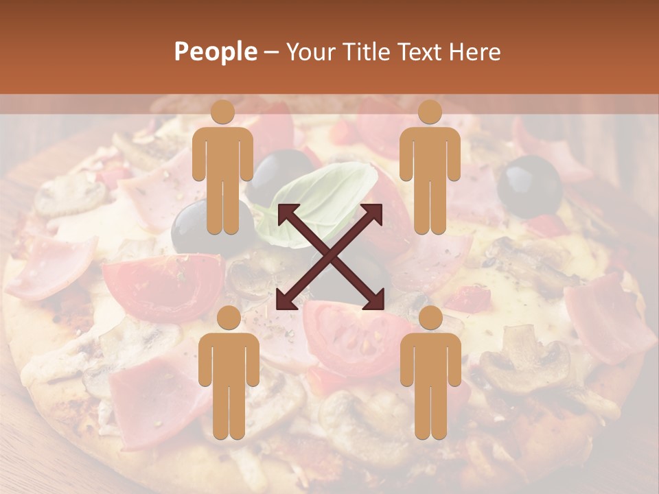 Tomatoes Close Up Chopping Board PowerPoint Template