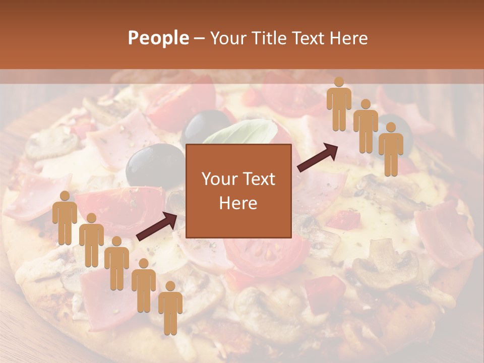 Tomatoes Close Up Chopping Board PowerPoint Template