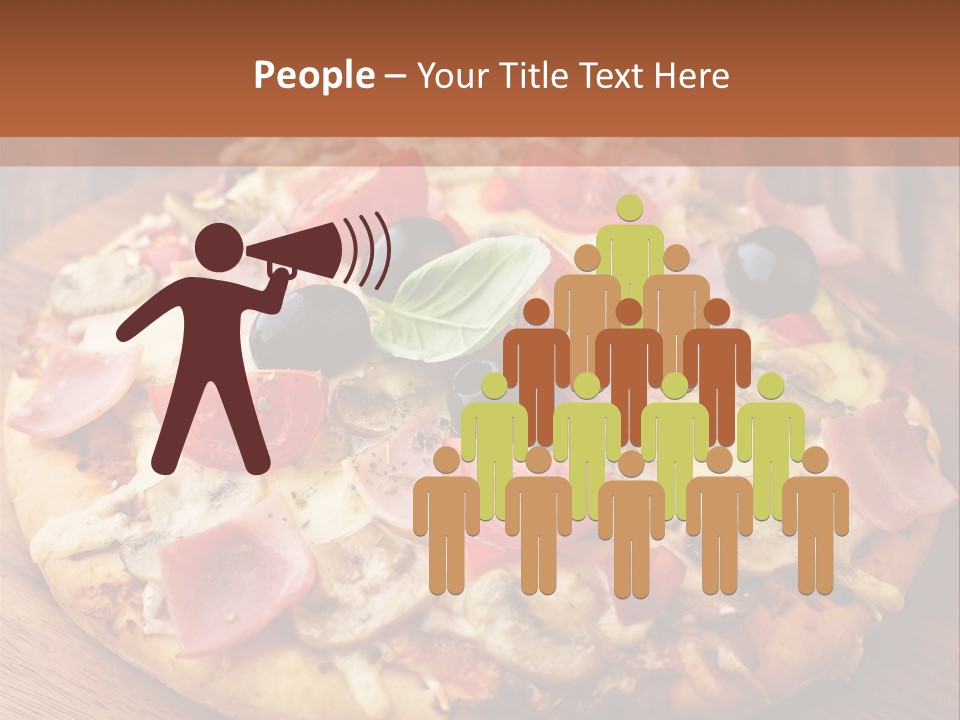 Tomatoes Close Up Chopping Board PowerPoint Template