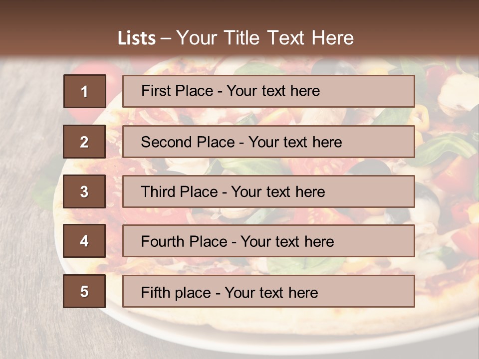 Salami Tasty Sauce PowerPoint Template