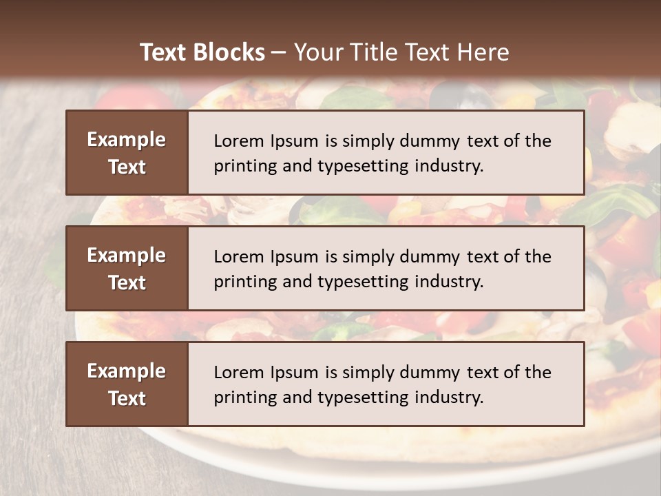 Salami Tasty Sauce PowerPoint Template