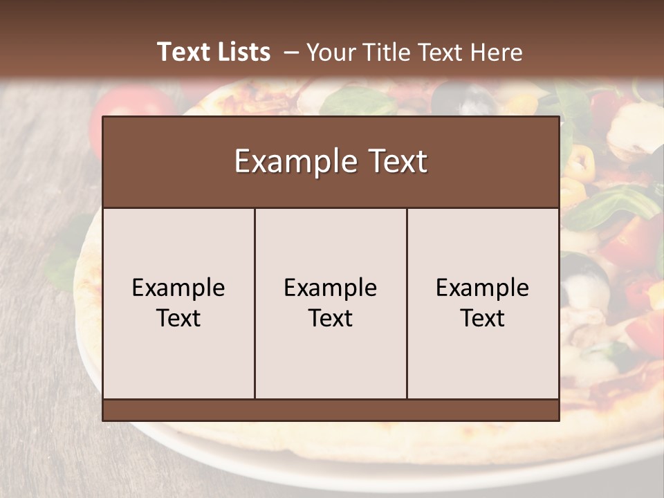 Salami Tasty Sauce PowerPoint Template