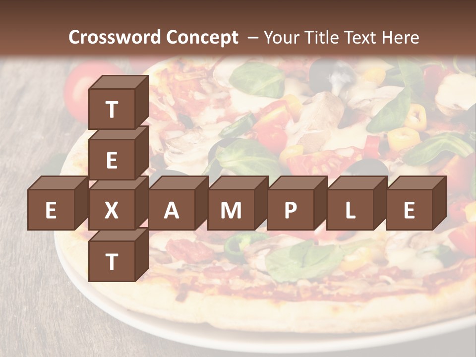 Salami Tasty Sauce PowerPoint Template