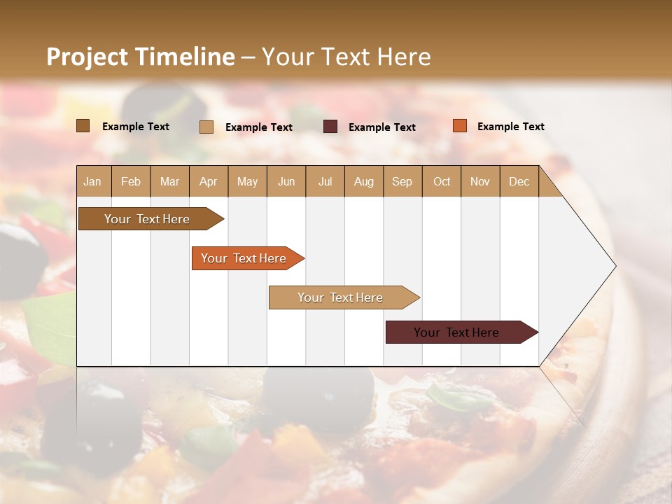 Black Olives Red Pepper Ham PowerPoint Template