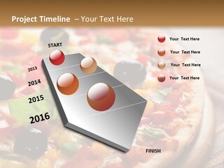 Black Olives Red Pepper Ham PowerPoint Template