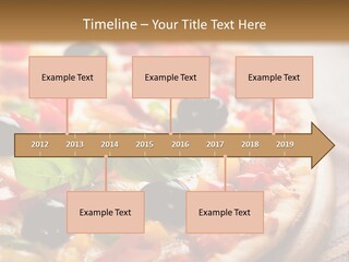 Black Olives Red Pepper Ham PowerPoint Template