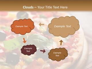 Black Olives Red Pepper Ham PowerPoint Template